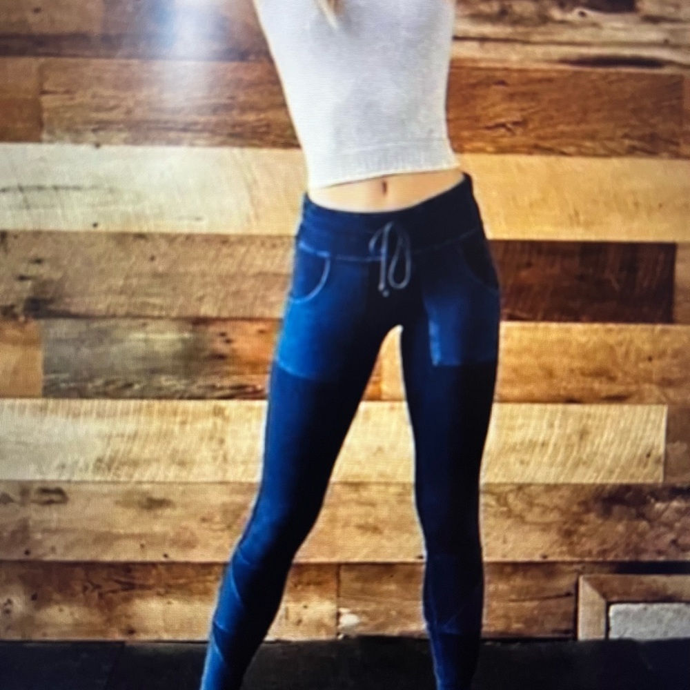 NWT Free People Movement Kyoto Leggings Blue Small